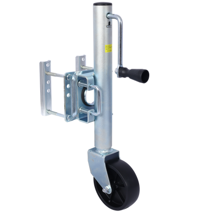 Trailer Jack, Boat Trailer Jack 32.8 in, Bolt-on Trailer Tongue Jack Weight Capacity 1000 lb, with PP Wheels and Handle for Lifting RV Trailer, Horse Trailer, Utility Trailer, Yacht Trailer